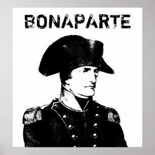 Napoleon Bonaparte — Zwart-wit Poster