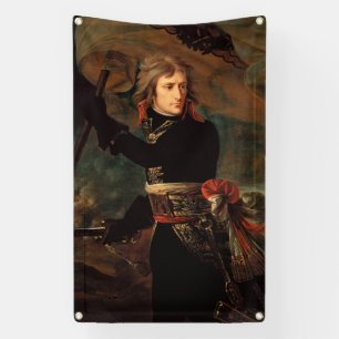 Napoleon Bonaparte's Rally in de Slag bij Arcole Spandoek
