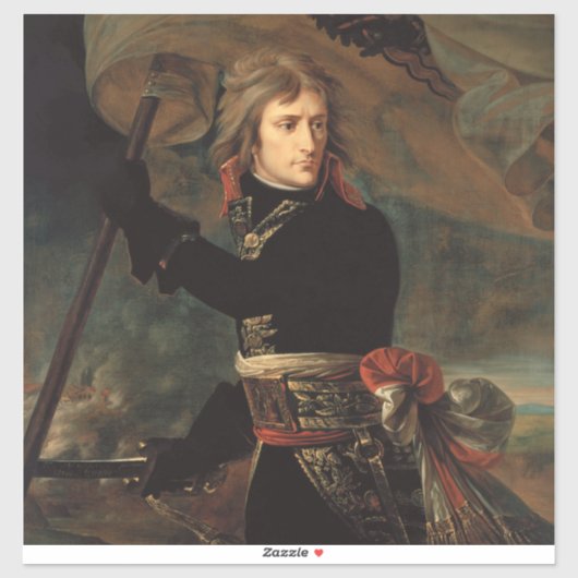Napoleon Bonaparte's Rally in de Slag bij Arcole Sticker (Vel)