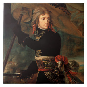 Napoleon Bonaparte's Rally in de Slag bij Arcole Tegeltje