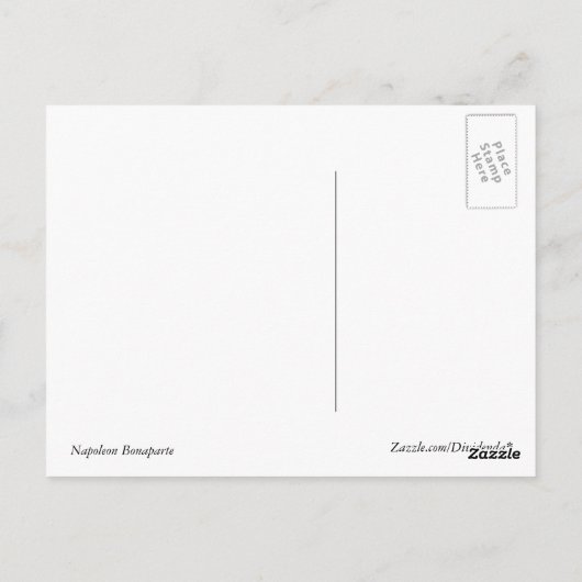 Napoleon Briefkaart (Achterkant)