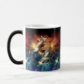 Napoleon Cat in Space Magische Mok (Links)