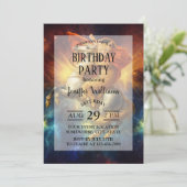 Napoleon Cat Riding Horse Through Galaxy Kaart (Staand voorkant)