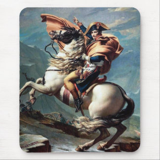 "Napoleon Crossing the Alps"-1800 van J.L.David pa Muismat