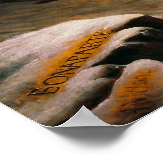 Napoleon Crossing the Alps by Jacques Louis David Poster (Hoek)