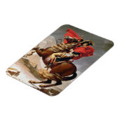 Napoleon Crossing the Alps, c.1800 (olie op canvas Magneet (Linkerzijde)