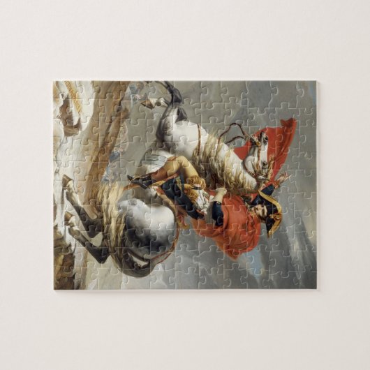Napoleon Crossing the Alps - Jacques-Louis David Legpuzzel (Horizontaal)