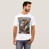 Napoleon Crossing the Alps, Jacques-Louis David T-shirt (Voorkant volledig)