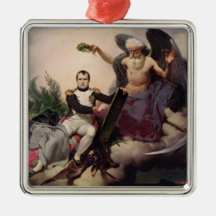 Napoleon Crowned by Time, vóór 1833 Metalen Ornament
