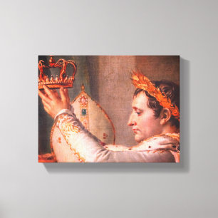 Napoleon Crowned Canvas Afdruk