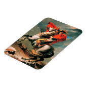 Napoleon die de Alpen oversteekt, beroemd schilder Magneet (Linkerzijde)