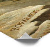 Napoleon die de Alpen oversteekt bij de Sint Berna Poster (Hoek)