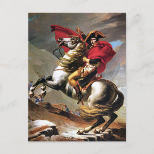 Napoleon die het AlpenBriefkaart oversteekt Briefkaart