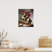 Napoleon die het AlpenPoster oversteekt Poster (Keuken)