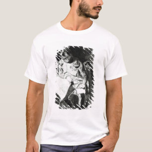 Napoleon die zijn kaarten bestudeert door lampligh t-shirt