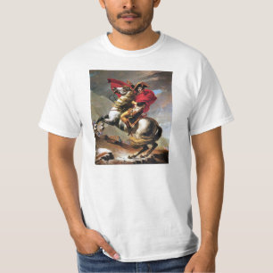 Napoleon Doorkruist het T-shirt van de Alpen