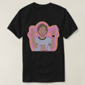Napoleon Dynamite Jazz Hands Sticker T-shirt (Design voorkant)