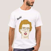 Napoleon dynamite t-shirt, cartoon kop, quote film