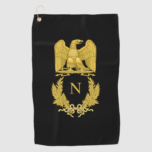 Napoleon Emblem Golfhanddoek (Voorkant)