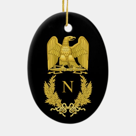 Napoleon Emblem Keramisch Ornament (Achterkant)