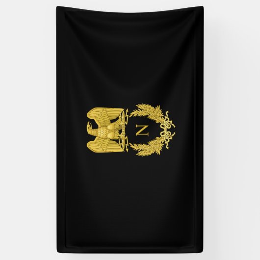 Napoleon Emblem Spandoek (Verticaal)