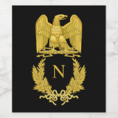 Napoleon Emblem Wijn Etiket (Enkel label)