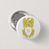 Napoleon Emperor Ronde Button 3,2 Cm (Voorkant /achterkant)