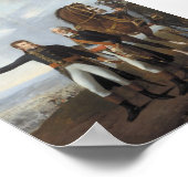 Napoleon en Berthier in Marengo Poster (Hoek)