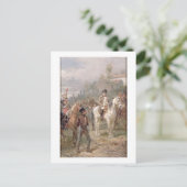 Napoleon en zijn troepen (olie op het paneel) (paa briefkaart (Staand voorkant)