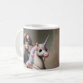 Napoléon et Kawaii Unicorn Mug (Devant gauche)