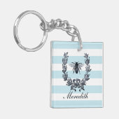 Napoleon Franse Revolutie  Bijen Afbeelding Sleutelhanger (Voorkant Links)