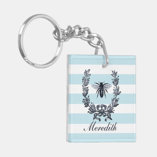 Napoleon Franse Revolutie  Bijen Afbeelding Sleutelhanger (Voorkant Links)