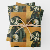 Napoleon French Bulldog Gift Wrapping paper (In situ)