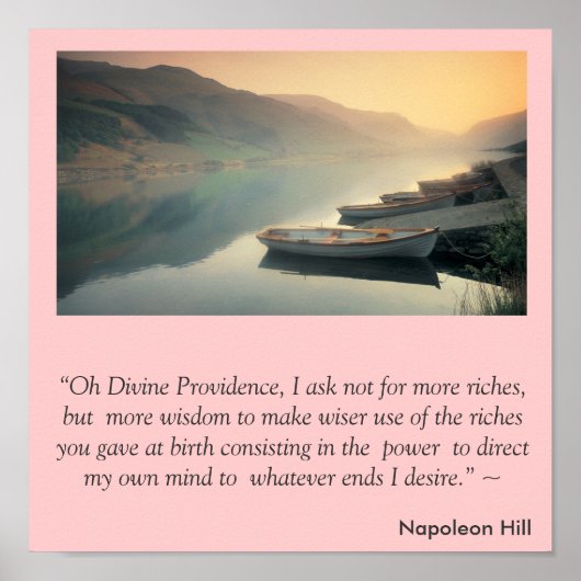 Napoleon Hill Magic Prayer Poster (Voorkant)