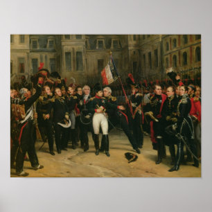 Napoleon I Bidding Farewell aan de keizer Poster
