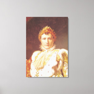 Napoleon I in Coronation Robes, c.1804 Canvas Afdruk