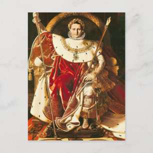 Napoleon I on the Imperial Throne, 1806 Briefkaart