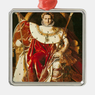 Napoleon I on the Imperial Throne, 1806 Metalen Ornament