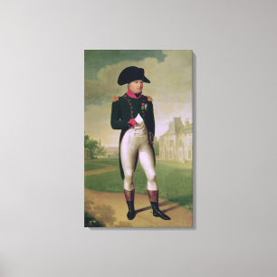 Napoleon I voor de Chateau de Malmaison Canvas Afdruk