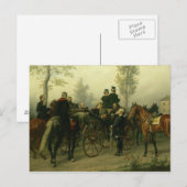 Napoleon III en Bismarck Briefkaart (Voorkant / Achterkant)