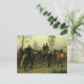 Napoleon III en Bismarck Briefkaart (Staand voorkant)