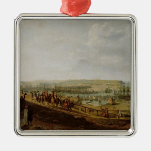 Napoleon Ik bezoek het kamp in Boulogne Metalen Ornament