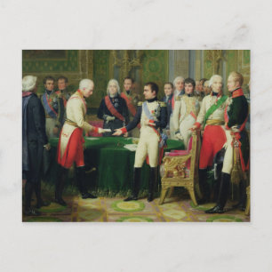 Napoleon ik ontvang Baron Vincent Briefkaart