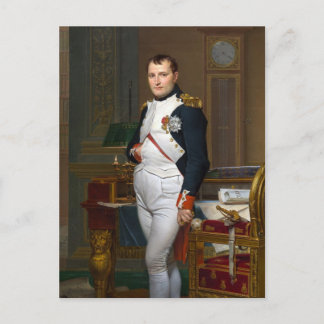 Napoleon in zijn studie briefkaart