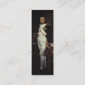 Napoleon in zijn studie van Jacques Louis David Mini Visitekaartje (Achterkant)