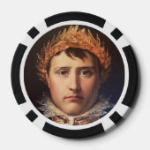 Napoleon Laurel-Wreath gekroond Hero Poker Chips (Achterkant)