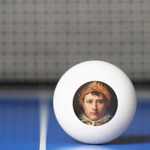 Napoleon laurierkrans gekroonde pingpongbal pingpongballen