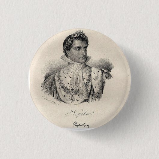 Napoleon Le Grand Ronde Button 3,2 Cm (Voorkant)