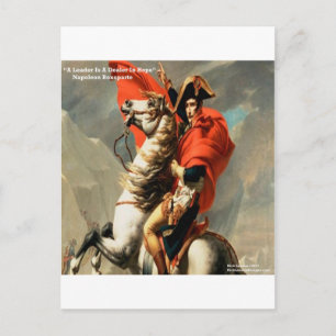 Napoleon & "Leider" Citaat Briefkaart