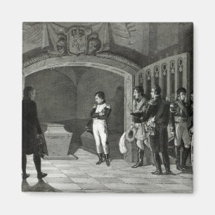 Napoleon Meditating voor de Tomb Magneet